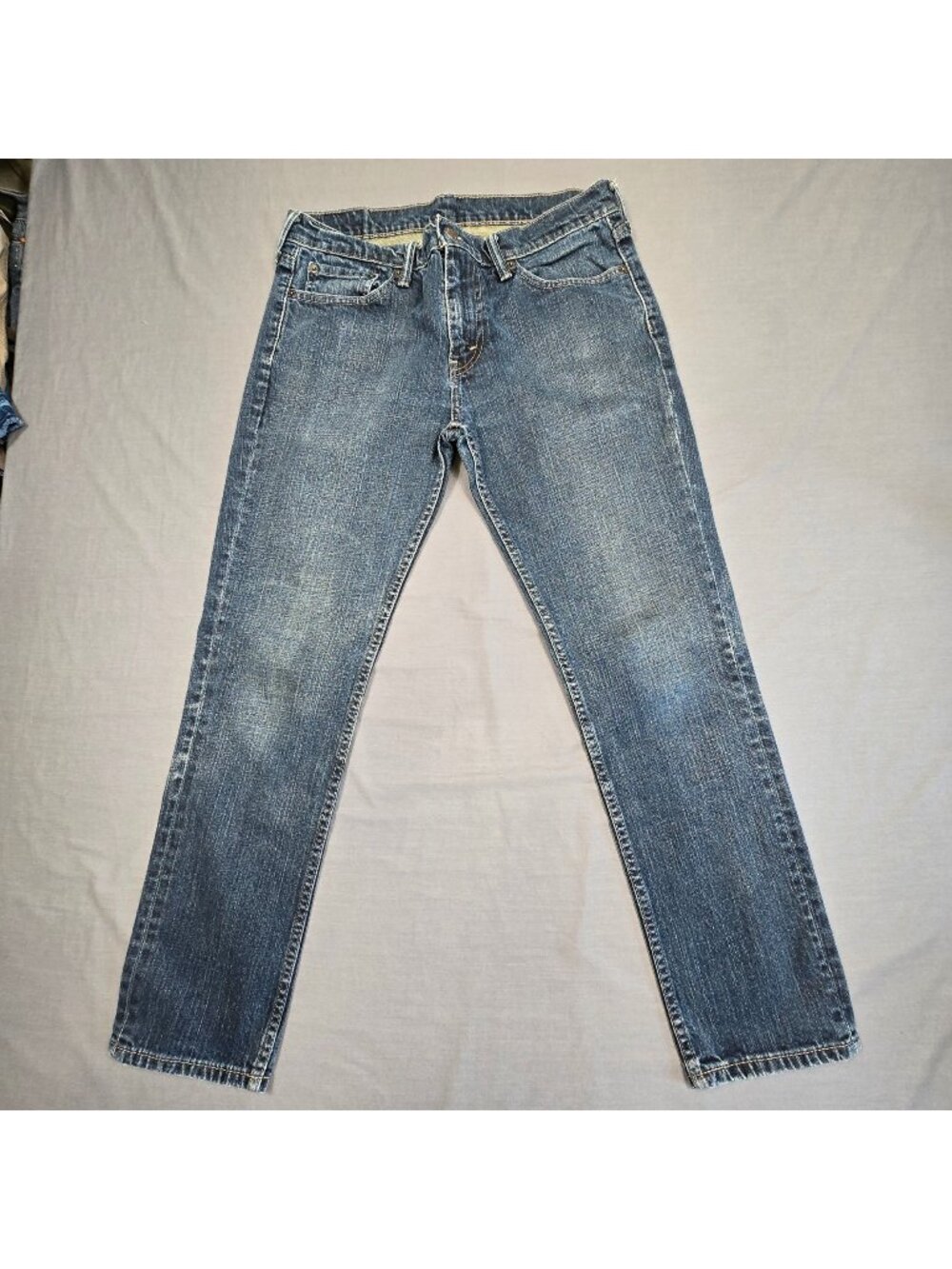 Levis 511 Mens Slim Fit Jeans W32 L30 Blue Distressed Denim Casual Wear